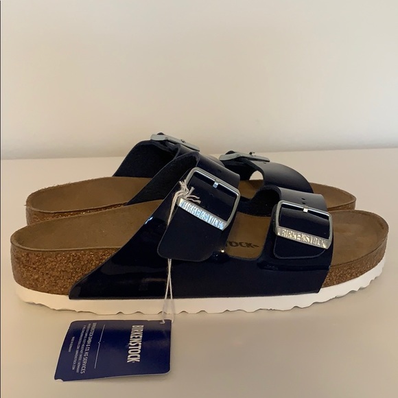 Birkenstock | Arizona BS Sandal Dress Blue Sz 38 7 - Picture 6 of 8
